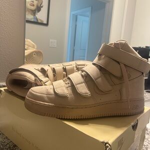 Nike Billie Eilish x Air Force 1 High-Top Sneakers - Mushroom